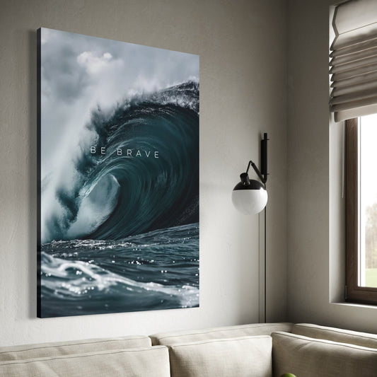Cuadro decorativo canvas Be Brave