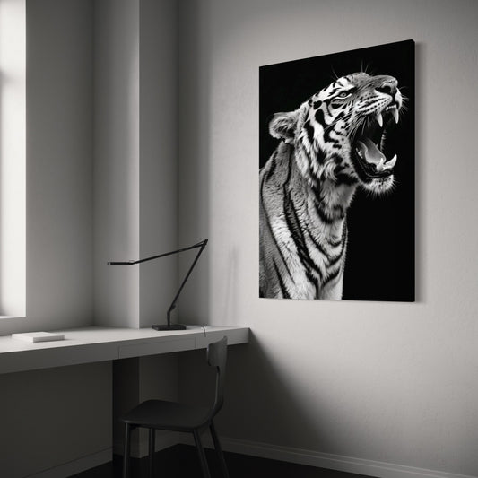 Cuadro decorativo canvas Tigre 008