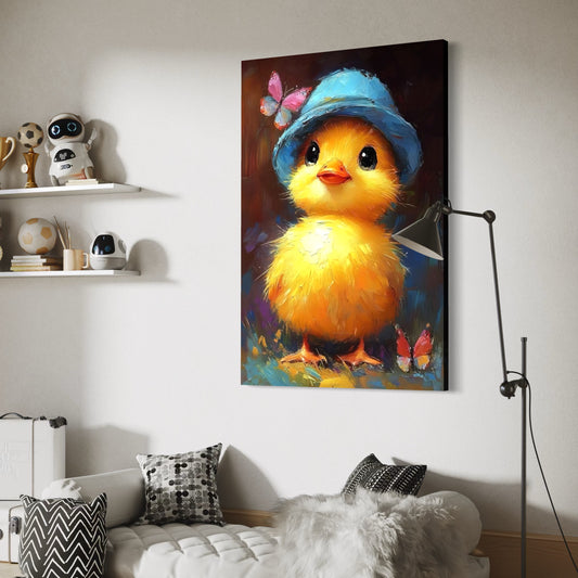 Cuadro decorativo canvas Pato 003