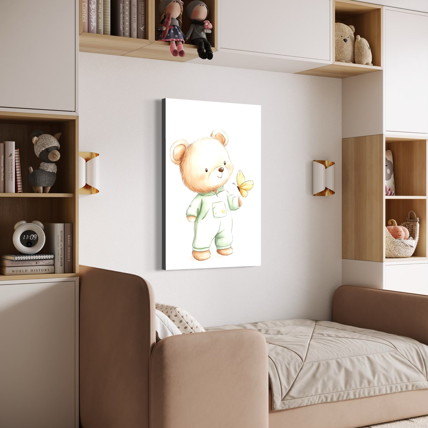 Cuadro decorativo canvas Oso 013