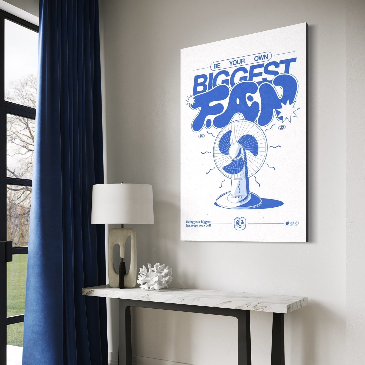 Cuadro decorativo canvas Biggest Fan