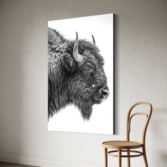 Cuadro decorativo canvas Buffalo 003