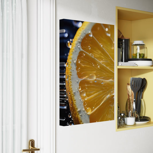 Cuadro decorativo canvas Naranja 002