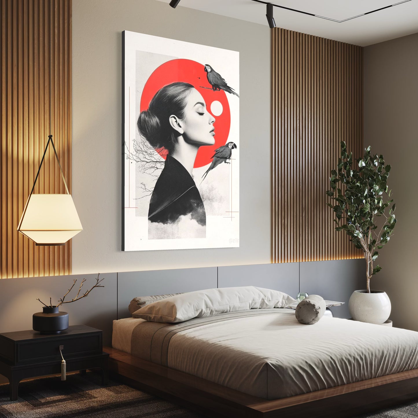 Cuadro decorativo canvas Mujer 062