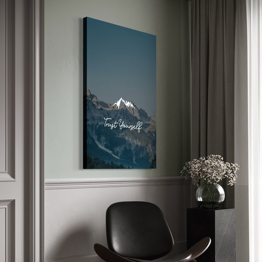 Cuadro decorativo canvas Trust yourself