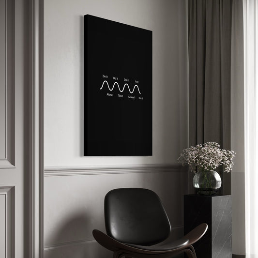 Cuadro decorativo canvas Do it 002