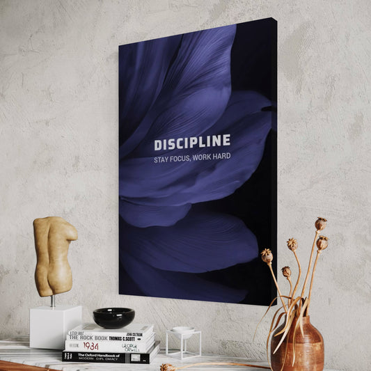 Cuadro decorativo canvas Discipline 003