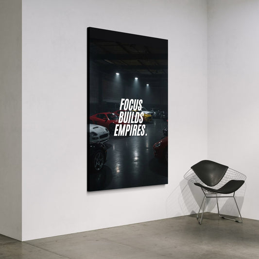 Cuadro decorativo canvas Focus build empires