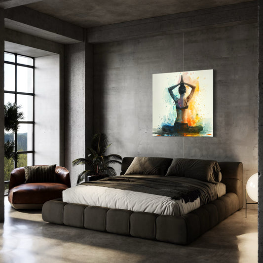 Cuadro decorativo canvas Meditación 014