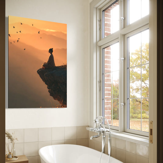 Cuadro decorativo canvas Meditación 020