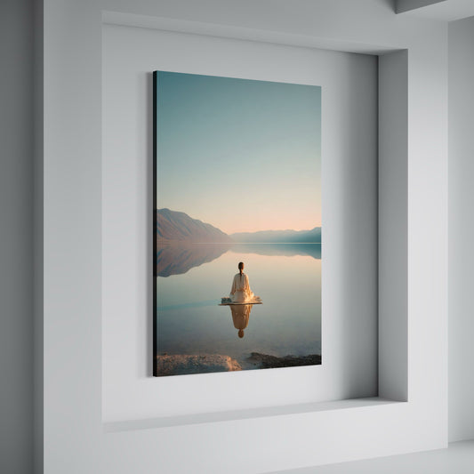Cuadro decorativo canvas Meditación 018