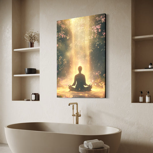 Cuadro decorativo canvas Meditación 019