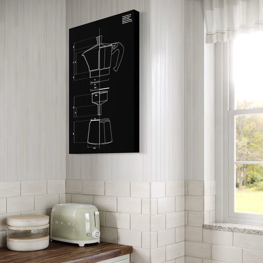 Cuadro decorativo canvas Moka 003