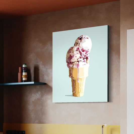 Cuadro decorativo canvas Helado 001