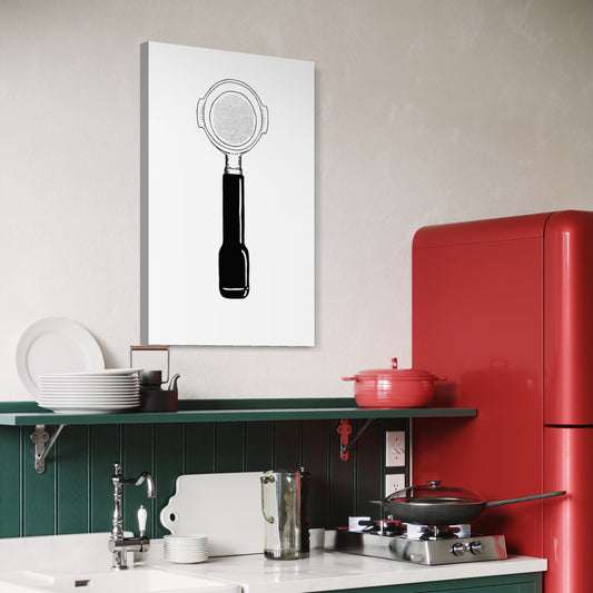 Cuadro decorativo canvas Porta filtro