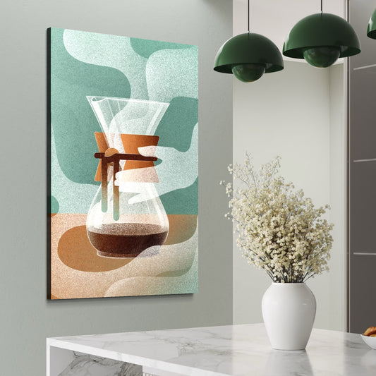 Cuadro decorativo canvas Chemex