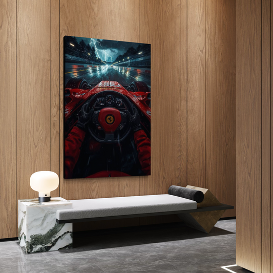 Cuadro decorativo canvas Ferrari 010
