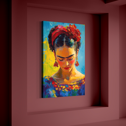 Cuadro decorativo canvas Frida 007