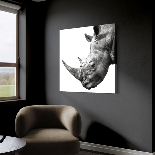 Cuadro decorativo canvas Rinoceronte 005
