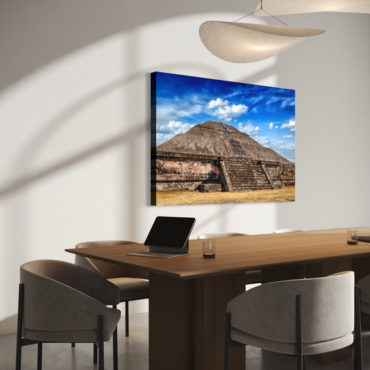 Cuadro decorativo canvas Piramide del sol 002