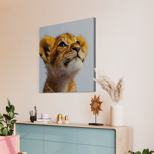 Cuadro decorativo canvas León 022