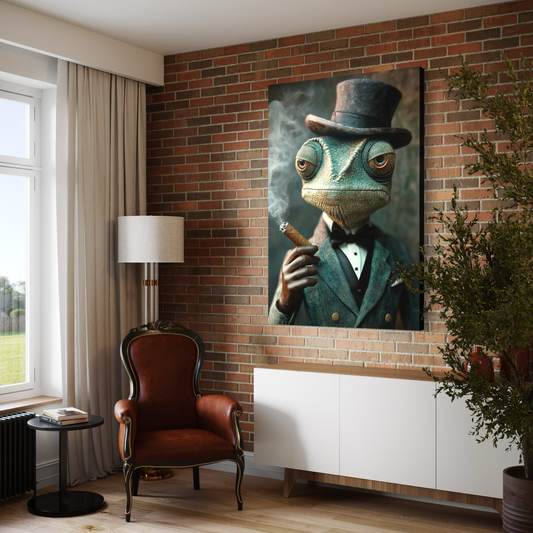 Cuadro decorativo canvas Camaleón 005