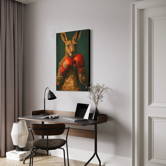 Cuadro decorativo canvas Canguro 001