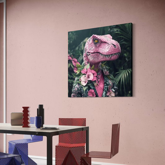 Cuadro decorativo canvas T-REX 003
