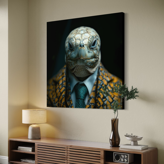 Cuadro decorativo canvas Tortuga 007