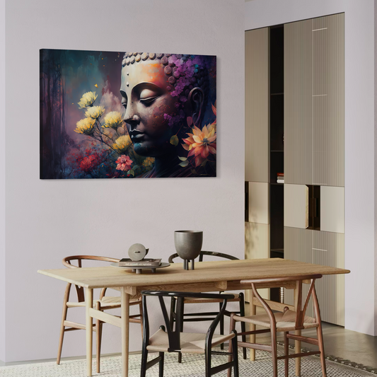 Cuadro decorativo canvas Buda 011