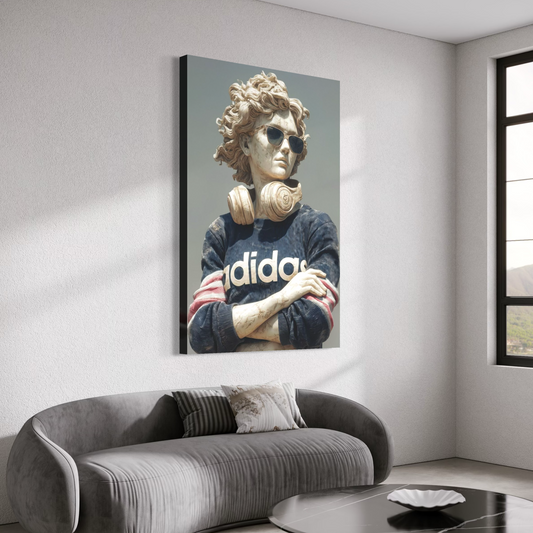 Cuadro decorativo canvas Marble Flow