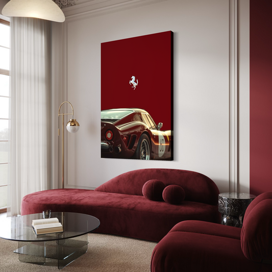 Cuadro decorativo canvas Ferrari 011
