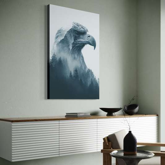 Cuadro decorativo canvas Águila 003