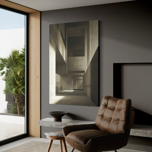 Cuadro decorativo canvas Arquitectura brutalista 001
