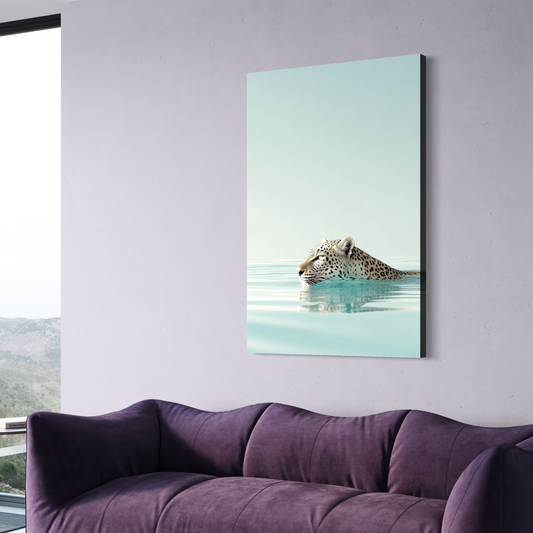 Cuadro decorativo canvas Jaguar 012