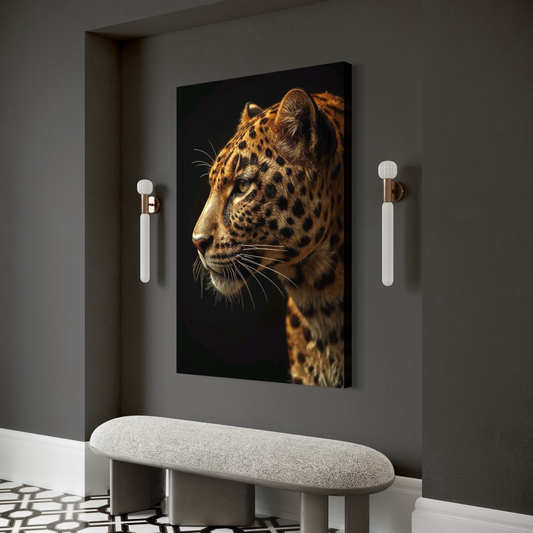 Cuadro decorativo canvas Jaguar 010