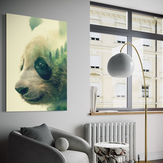 Cuadro decorativo canvas Panda 005