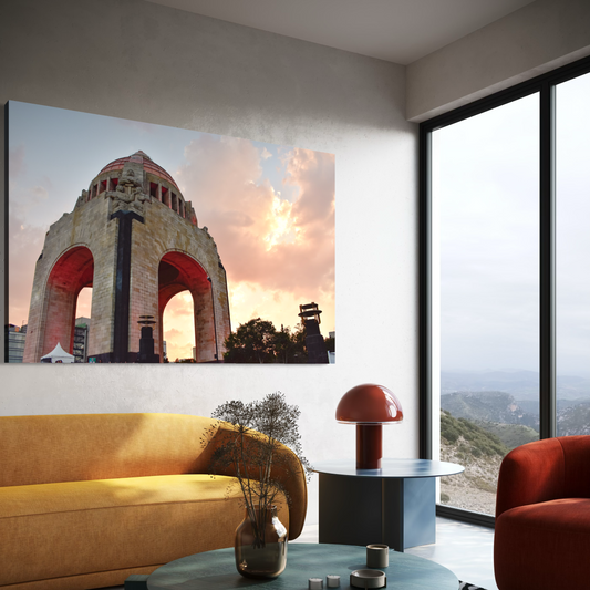 Cuadro decorativo canvas Monumento a la revolución 003