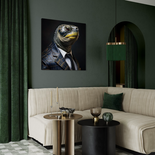 Cuadro decorativo canvas Tortuga 008