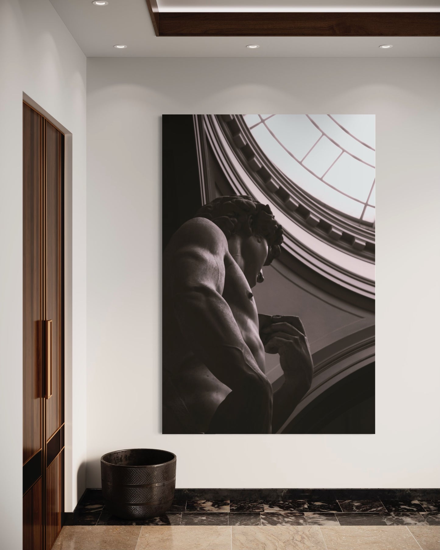 Cuadro decorativo canvas El David 001