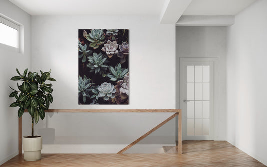 Cuadro decorativo canvas Suculentas 001