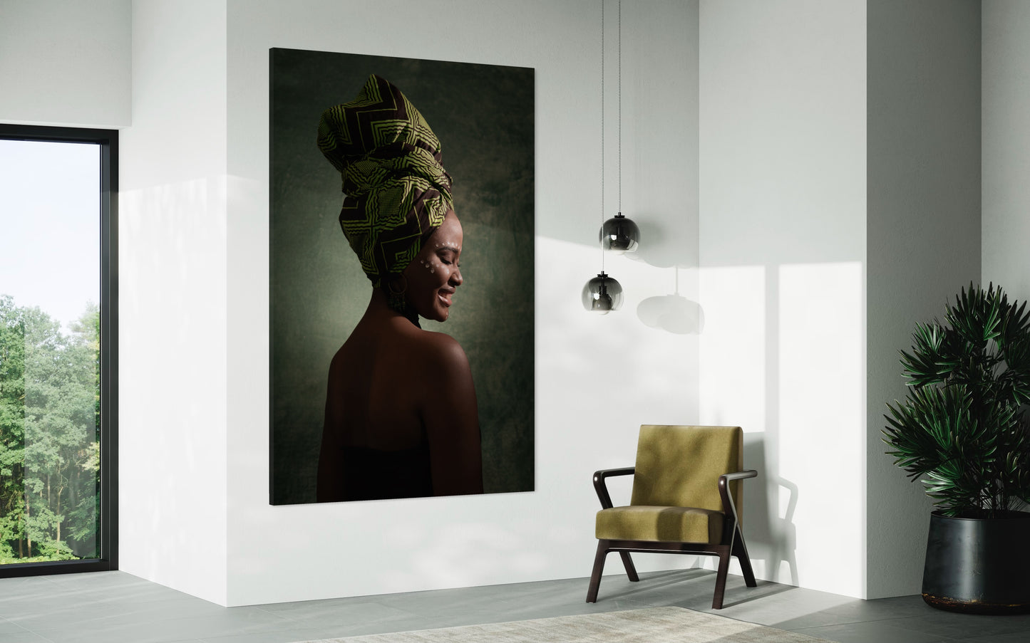 Cuadro decorativo canvas Mujer 009