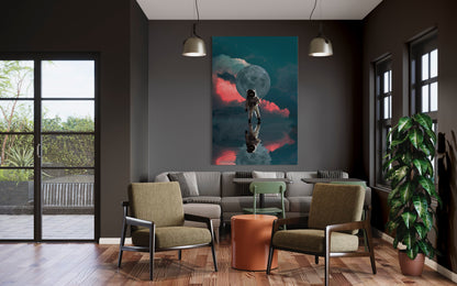 Cuadro decorativo canvas Astronauta 001