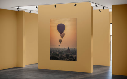 Cuadro decorativo canvas Globo aerostático 001