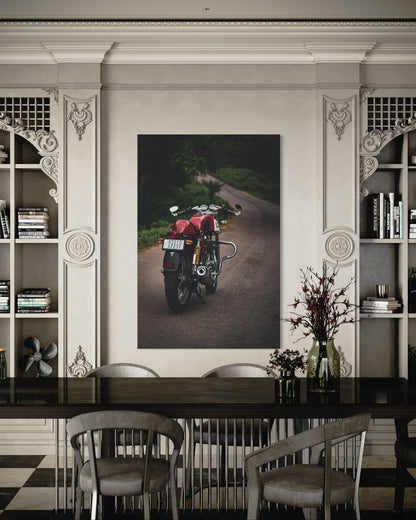Cuadro decorativo canvas Motocicleta 001