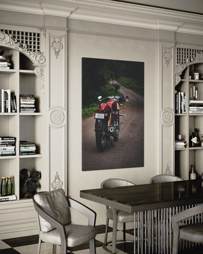 Cuadro decorativo canvas Motocicleta 001