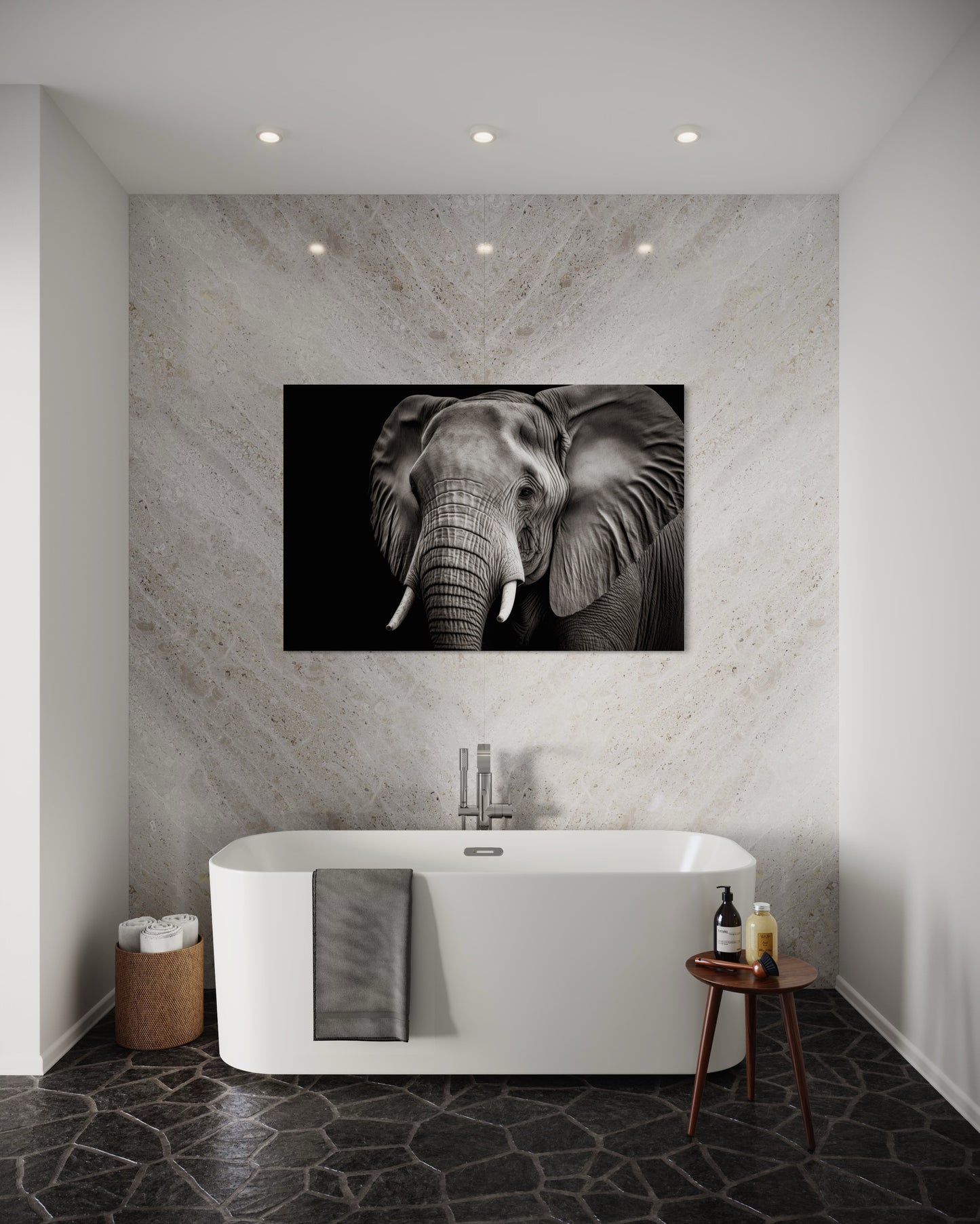 Cuadro decorativo canvas Elefante 003