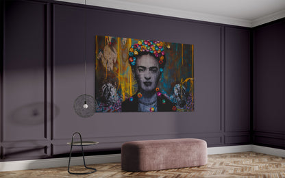 Cuadro decorativo canvas Frida 001