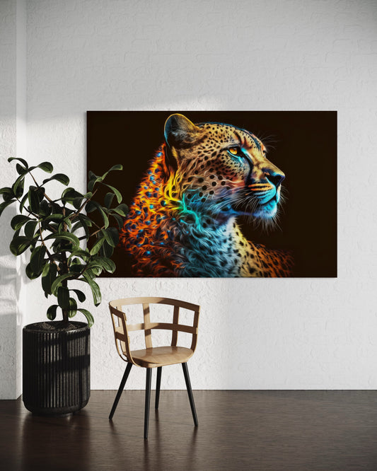 Cuadro decorativo canvas Jaguar 001
