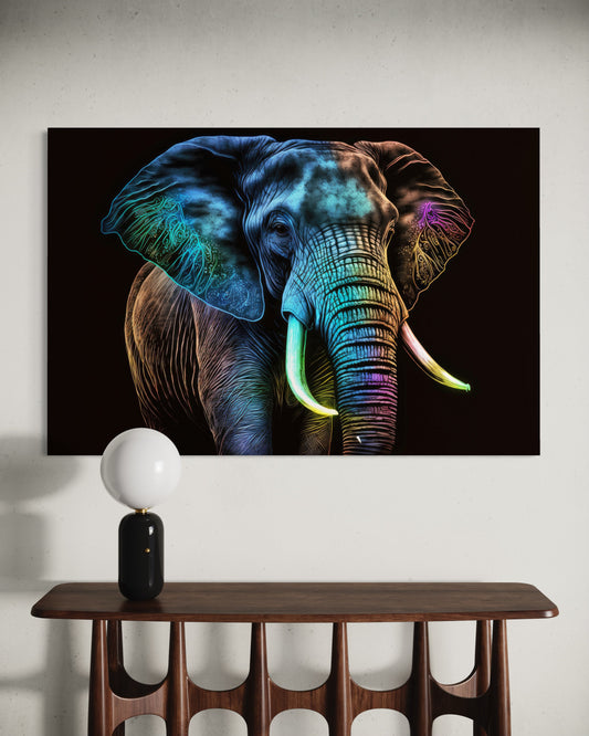 Cuadro decorativo canvas Elefante 002